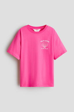 Camiseta estampada de algod?n