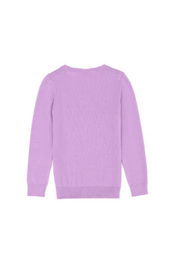 Базовый свитер сиреневого цвета для девочки Неожиданная скидка в корзине - U.s. polo assn фото 2