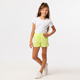 RODOS Шорты для девочки М-262 Салатовый