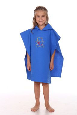 Полотенце с капюшоном вафельное Мишка желтый - Ашматекс фото 5