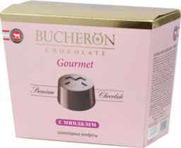 BUCHERON. Gourmet с миндалем 175 гр. карт.упаковка