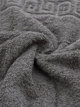 Полотенце махровое цв. Серый 50х90 - Хлопковый мир фото 3