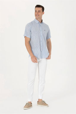 U. S. Polo Assn Мужская рубашка Saks с коротким рукавом - U.s. polo assn фото 11