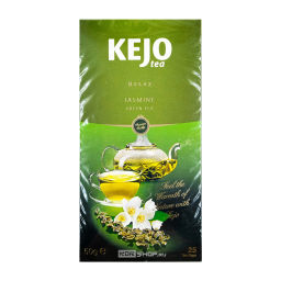 Чай зеленый с жасмином Relax Jasmine Tea Kejo, Россия, 50 г (25 пакетиков) Акция