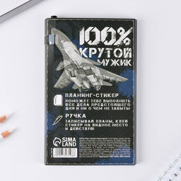 Подарочный набор, стикеры с липким слоем и ручка 23 февраля - Artfox фото 5