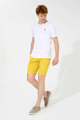 U. S. Polo Assn Мужские шафрановые тканые шорты - U.s. polo assn фото 10