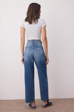 Mavi Normal Bel Bol Kesim Baggy Jeans TWOAW26JE00052 - Trendyolmilla фото 4