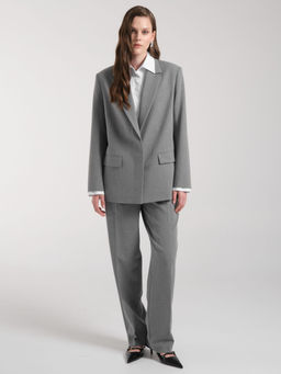 Жакет с эффектом многослойности