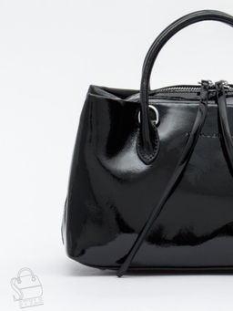 Сумка женская кожаная 5786P black Polina&Eiterou