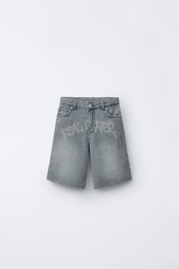 BERMUDA DENIM SKATE / Azul