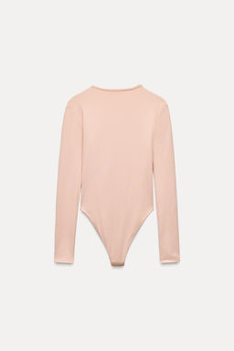LONG SLEEVE POLYAMIDE BODYSUIT - Zara фото 6