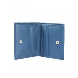 Портмоне мужское Croco-ПР-905 натуральная кожа 2 отд, 8 карм, синий бергамо (47) 265057  фото 3