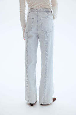 Flared Regular Waist Jeans - H&m фото 8