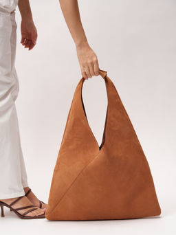 Замшевая сумка шоппер Luna DBR 31373 вуд  фото 3