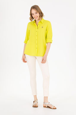 U. S. Polo Assn Женские кремовые брюки