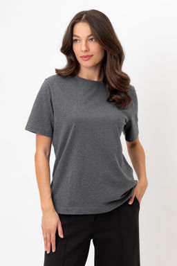 ЕВТ 3238/24/тем.серый меланж фуфайка жен