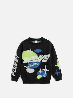 ACOOLA / Джемпер детский для мальчиков Ciro черный  фото 3