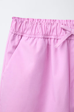 STRAIGHT-LEG LACE TRIM TROUSERS - Zara фото 3