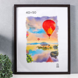 Фоторамка для фото 40×50 см Cedar, МДФ, (пластиковый экран)