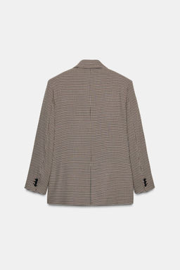 OVERSIZE DOUBLE-BREASTED BLAZER - Zara фото 8