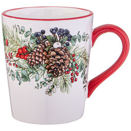 КРУЖКА AGNESS CELEBRATION 12,2*8,8*10 СМ 320 МЛ