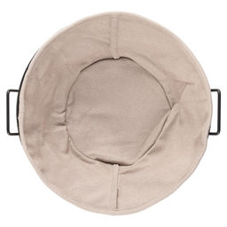 51771 GIPFEL Корзинка для хлеба MORAN круглая, 25х23х9,5 см, с текстильной вставкой. Материал: углеродистая сталь, хлопок. Цвет: черный, серый  фото 5