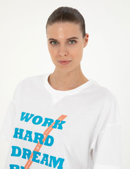 Beyaz Comfort Fit Ti__rt