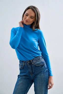 Водолазка ДЖ 009-5 Бирюзовый - T.C.T фото 2