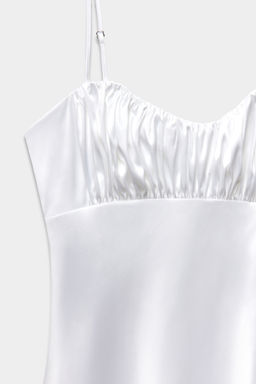 Платье из сатина с декоративным лифом - Mollis фото 5