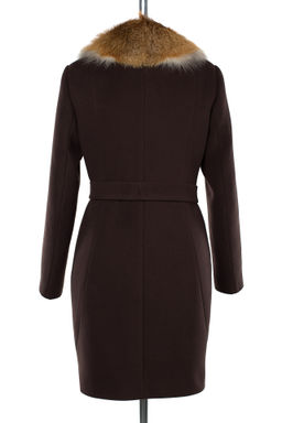 Мех натуральный (лиса) Пальто утепленное Холлофайбер 300 - El podio фото 6