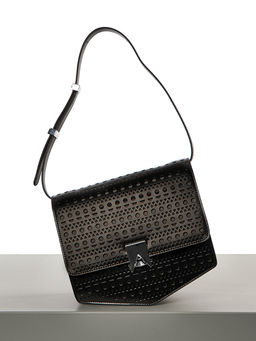 LACCOMA сумка Q8020-1-черный натуральная кожа  фото 3