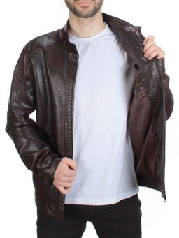 211 BROWN Куртка из эко-кожи мужская