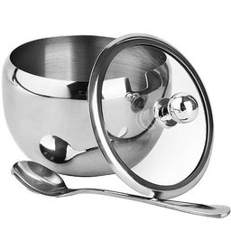 40505 Сахарница 3пр 290мл нерж/ст стекло MB (х24) - Mayer&boch фото 3