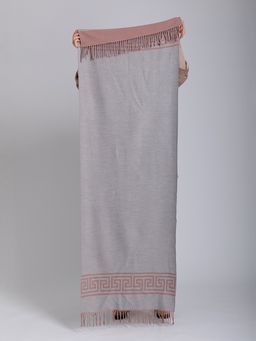 В составе шерсть и кашемир! теплый двусторонний палантин - Tantino фото 3