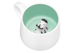 Кружка 380 мл 13,5*10*8,3 см "Зебра" с фигуркой внутри