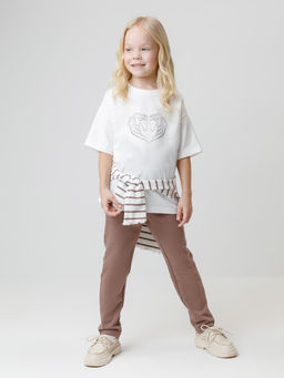 КР 302819/сахар к631 фуфайка (футболка) для дев