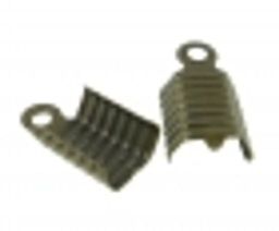 "Ars Hobby" Зажим для шнура с кольцом, размер 6х12 мм металл 10 шт CN-2100349 бронзовый