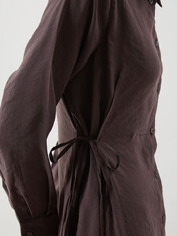 Modal Kar???ml? G?mlek Elbise