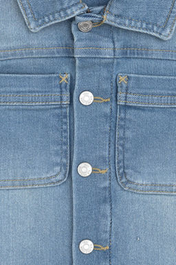 Голубая джинсовая рубашка для мальчика Неожиданная скидка в корзине - U.s. polo assn фото 3