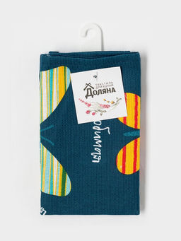 Цена за 2 шт. Кухонное полотенце Доляна. Радужные бабочки, 35?60 см, 100% хлопок, 160 г/м?