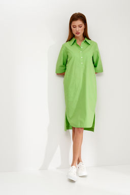 Платье-рубашка салатового цвета Fiona (Цвет: Салатовый) - Morozov Amavie фото 2
