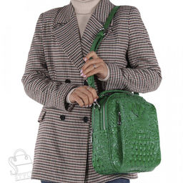 Рюкзак женский 69123-1 green Velina Fabbiano-Safenta/50 в Новосибирске