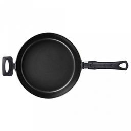 "Атлас" Сотейник с антипригарным покрытием д26см, h7см, s1,5мм, 2 бакелитовые ручки (Россия)