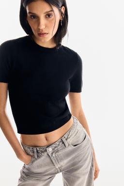 Camiseta de punto fino - H&m фото 10