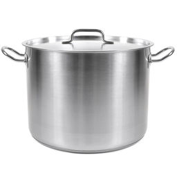 "Professional" Кастрюля из нержавеющей стали 17л, д30см, h28см, s1,2мм, металлическая крышка, тройное капсулированное дно s0,3см, Appetite (Китай)