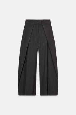 ZW COLLECTION WIDE-LEG TROUSERS WITH DARTS - Zara фото 14