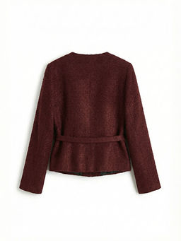 Bisiklet Yaka Kad?n T?vit Ceket