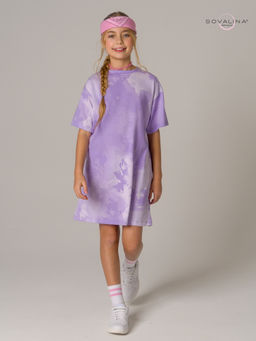 Платье Teen тайдай лаванда - Sovalina фото 2