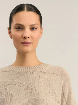 Джемпер с абстрактным рисунком / Zarina  фото 6