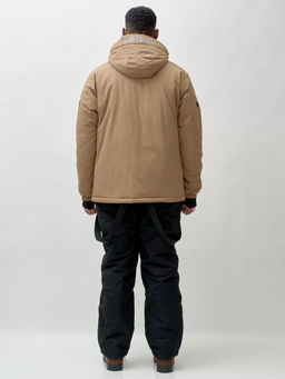 Горнолыжный костюм мужской зимний бежевого цвета 3710B - Leifensh фото 10